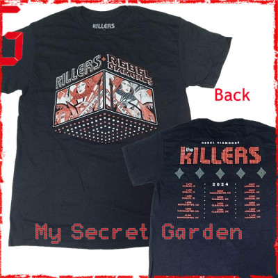 The Killers - Rebel Diamonds 2024 Tour Official T Shirt ( Men M, L ) ***READY TO SHIP from Hong Kong***
